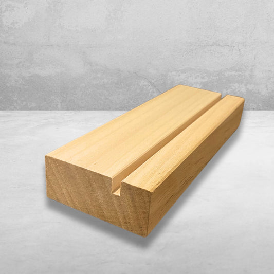 Holzfuß für Acryltafel (13x20cm)